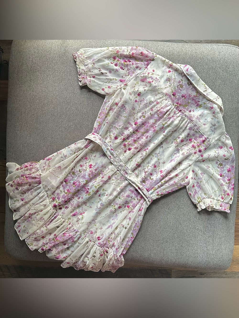 NWOT cinq a sept Midsummer Bloom Halbini Mini Dress Size 14 - Picture 9 of 9